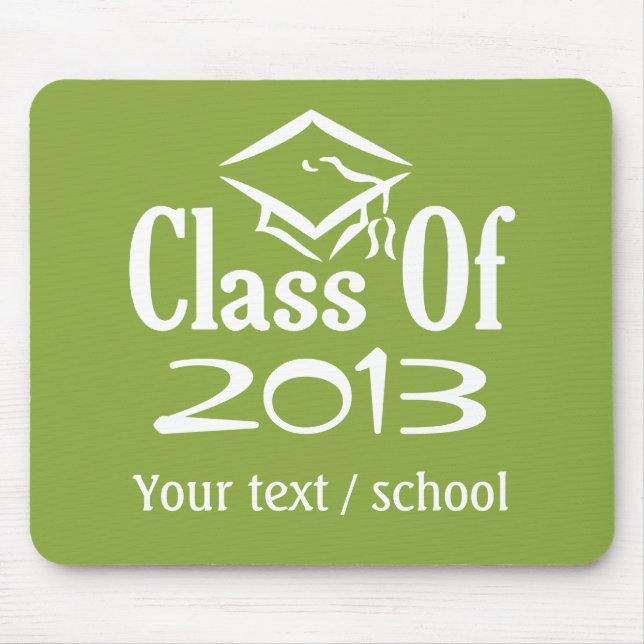 Class of ANY YEAR custom mousepad (Front)