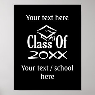 Class of ANY YEAR custom poster