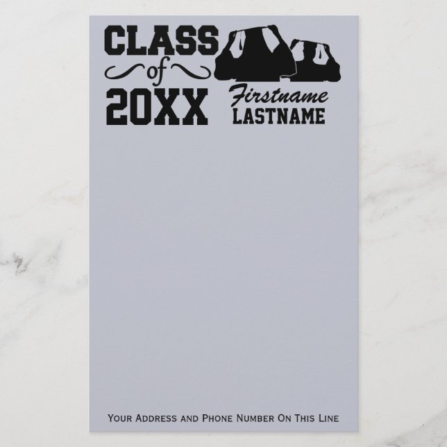 Class of ANY year custom stationary Stationery (Front)