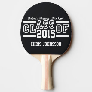 Class of ANY year custom text & colour paddle