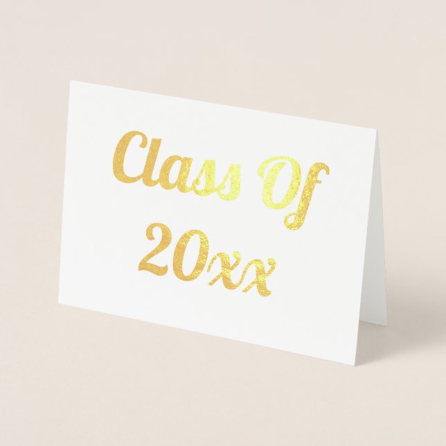 Class Of Foil Card (Front)