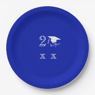 Class Of Grads Party Supplies Cap Diploma Paper Plate