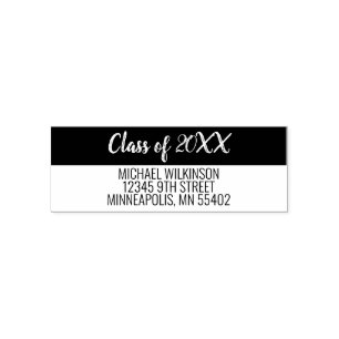 Class Of Graduate Graduation Simple Return Address Self-inking Stamp