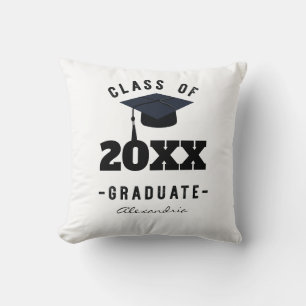 Class of / Graduate / Your Name & Photo Throw Pillow