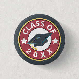 Class of Graduation 1 Inch Round Button