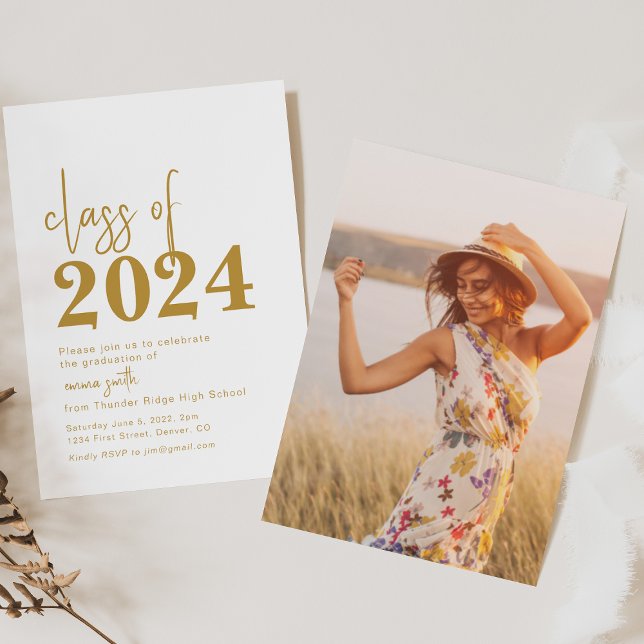 Class of Graduation Party Announcement Invite (Creator Uploaded)