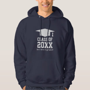 Class of graduation party hoodie for graduates