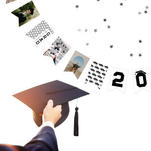 Class of Graduation Party Photo Bunting Flags