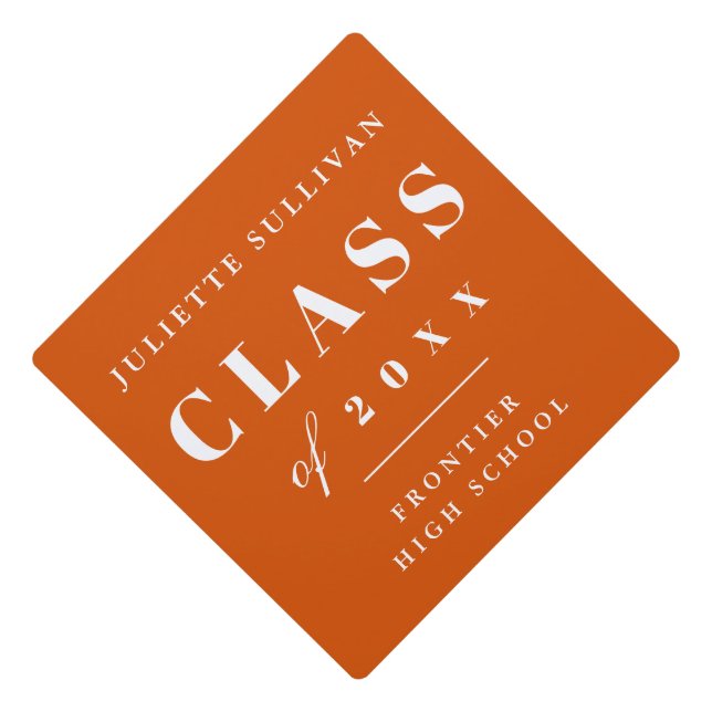 Class of Graduation Tassel Topper (Front)