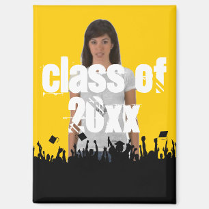 Class of Graduation You Choose Background colour Magnet