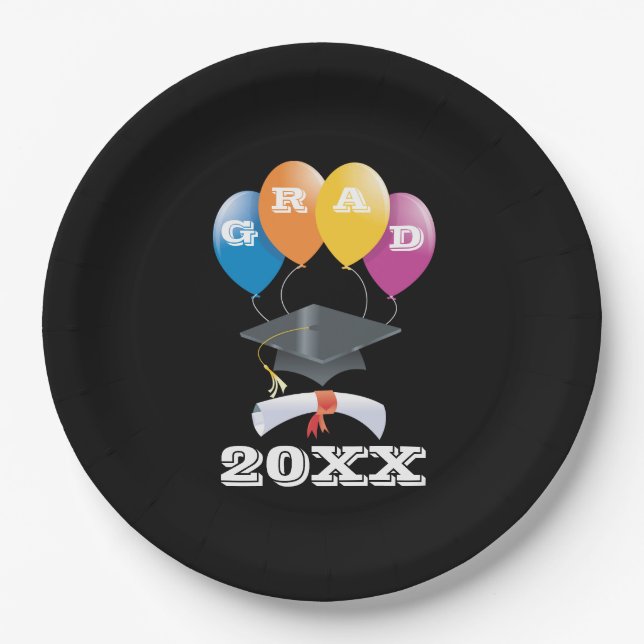 Class Of Graduations Supplies Grad Party Paper Plate (Front)