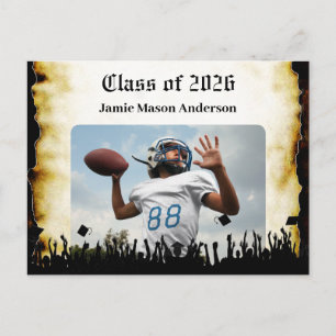 Class of Parchment Scroll Senior Graduation Invite