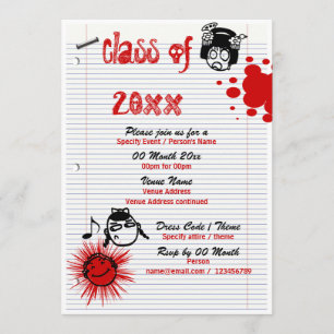 Class of school reunion PERSONALIZE Invitation