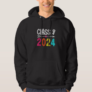 Class Of Senior 2024 Graduate  Graduation Men Wome Hoodie