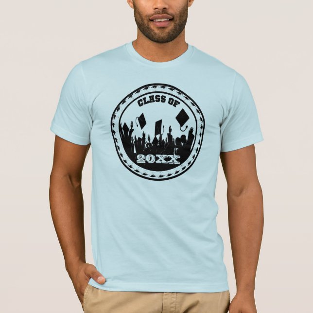 Class of T-shirt You Customize Year Font/Colour (Front)