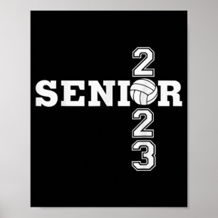 Class of Volleyball Senior Boys Girls Seniors Poster