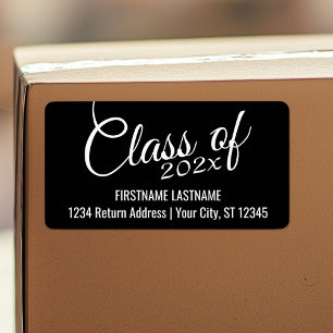 Class of with Custom Year and High School Label