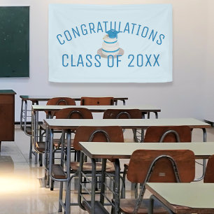 Class of Year Congratulations School Graduation Banner