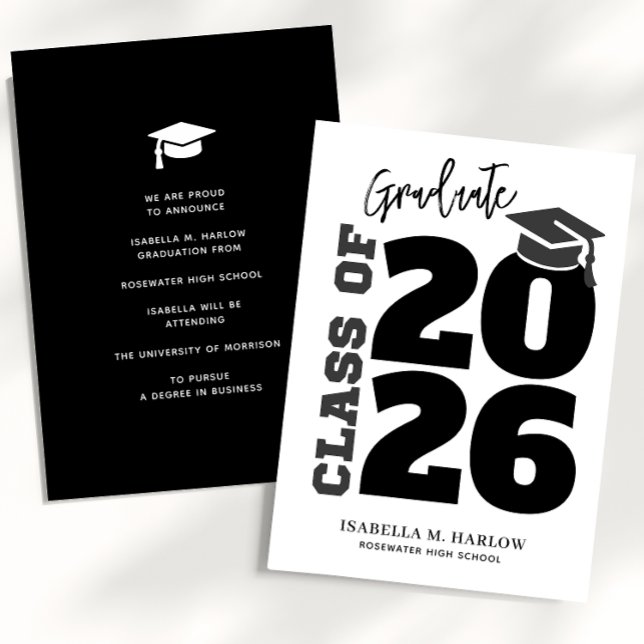 Class of Year Graduation Announcement (Creator Uploaded)