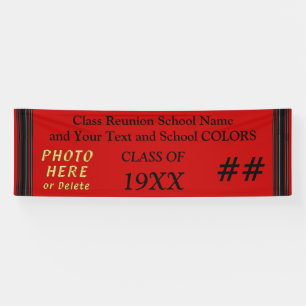 Class Reunion Banner with Your Photo and Text