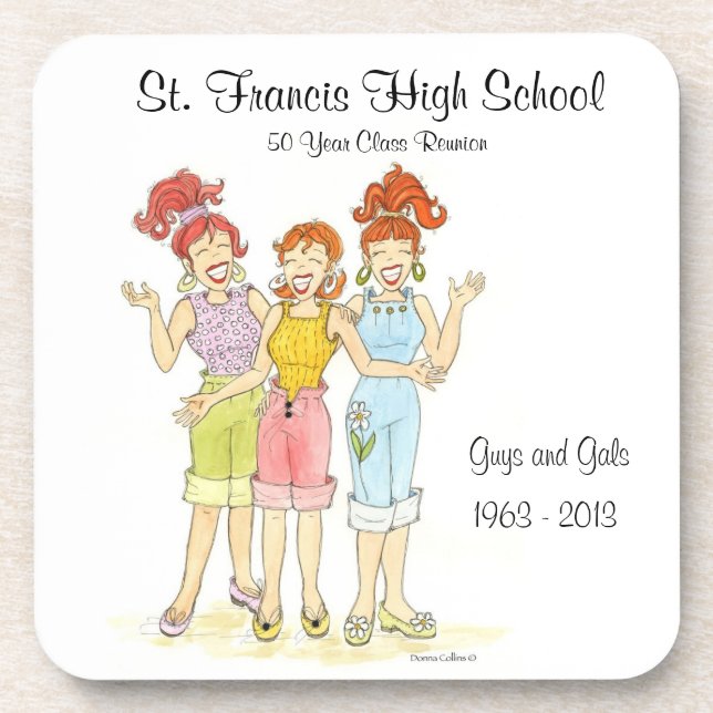 Class reunion coaster (Front)