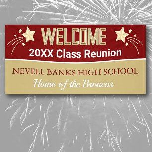 Class Reunion Decor! CUSTOM Reunion banner