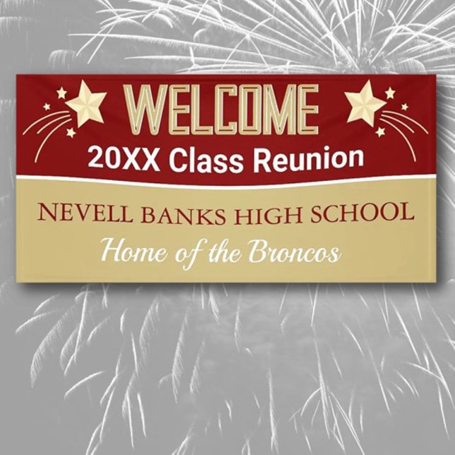 Class Reunion Decor! CUSTOM Reunion banner (Creator Uploaded)