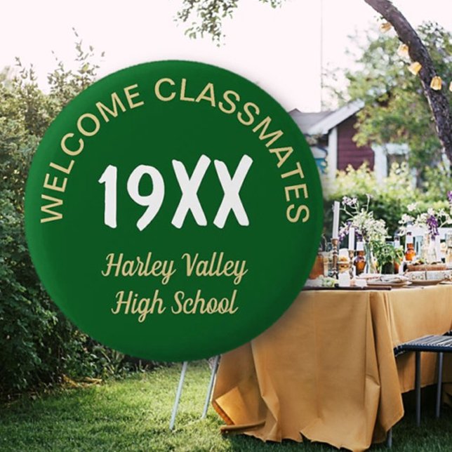 Class Reunion fun! Custom reunion button (Creator Uploaded)