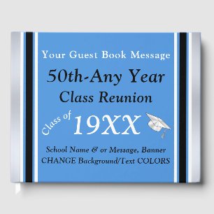 Class Reunion Guest Book, CHANGE COLORS, Transfer  Guest Book