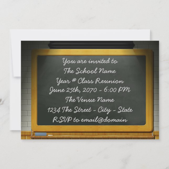 Class Reunion Invitation (Front)