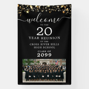 Class Reunion Photo Welcome Custom Colour Banner
