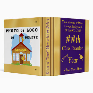 Class Reunion Photos and Memories, Binder