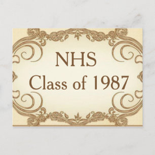 Class Reunion Postcard