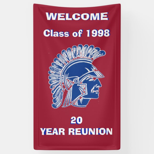 CLASS REUNION TROJAN BANNER (Vertical)