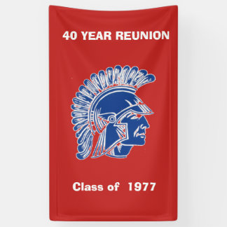 CLASS REUNION TROJAN BANNER