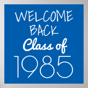 Class Reunion   Welcome Back Poster
