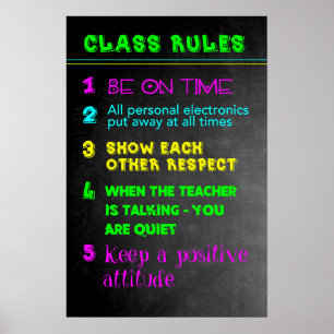 Class Rules Poster