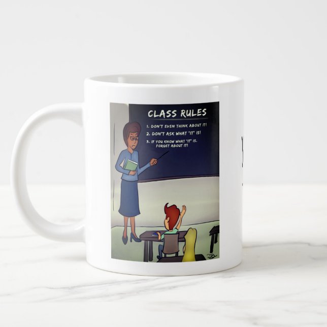 Class Rules Specialty Mug (Left)
