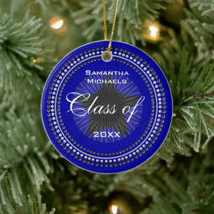 Class Year Star Graduation Ornament