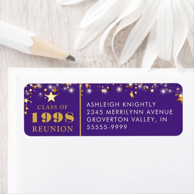 Classe Année de réunion Purple Gold Stars (En situation)