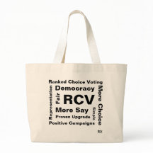 Classé Choix Mots de vote Grand Sac fourre-tout