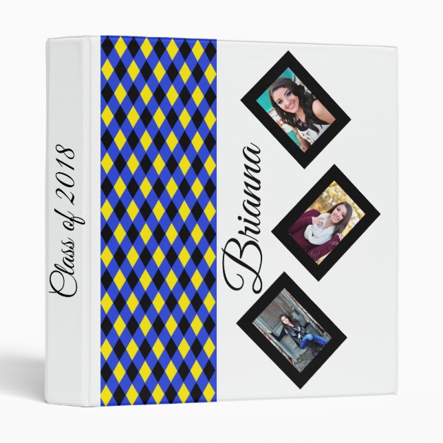 Classe Classeur d'album photo personnalisée de 20x (Devant/Côté)