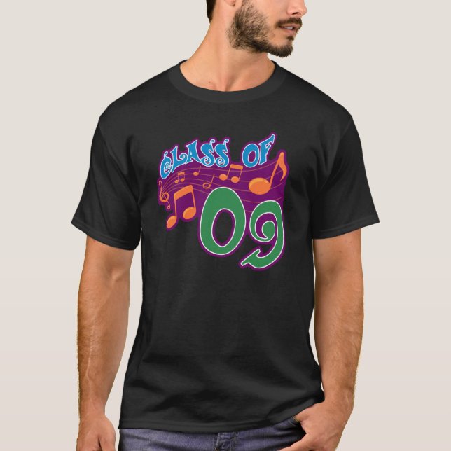 Classe de 09 T-shirts musicaux (Devant)
