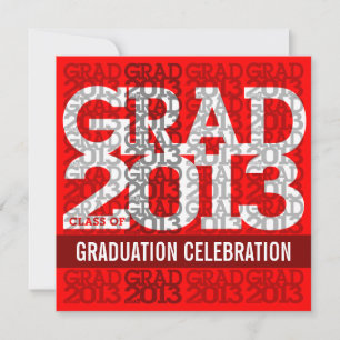 Classe De 2013 Invitation Du Parti De La Diplôme R