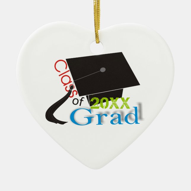 Classe de 2020 Grad Graduation cap ornements perso (Devant)