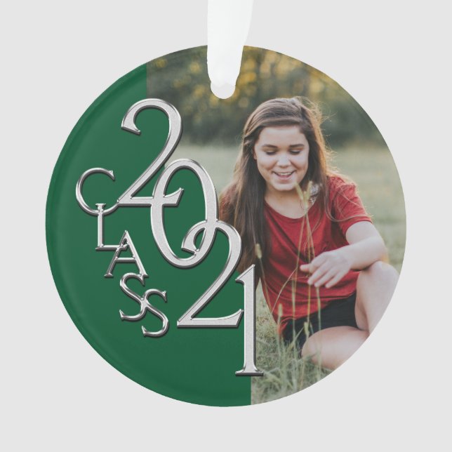 Classe de 2021 Bleu et argent avec photo (devant)