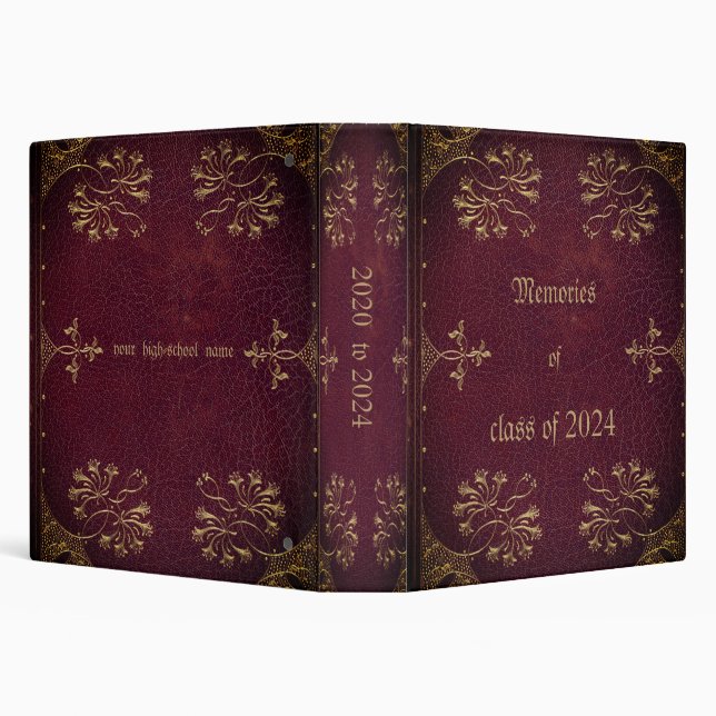 Classe de 2023 - Classeur de look antique (Arrière-plan)