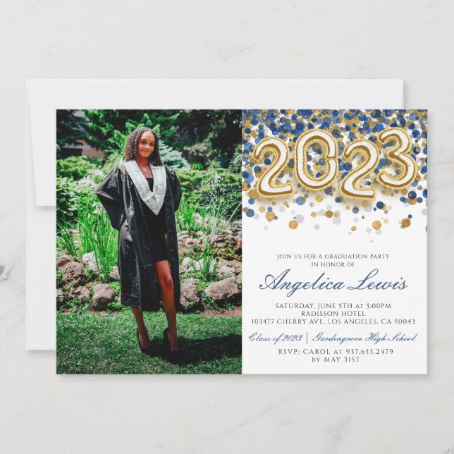 Classe de 2023 Graduation Party Invitation (Devant)