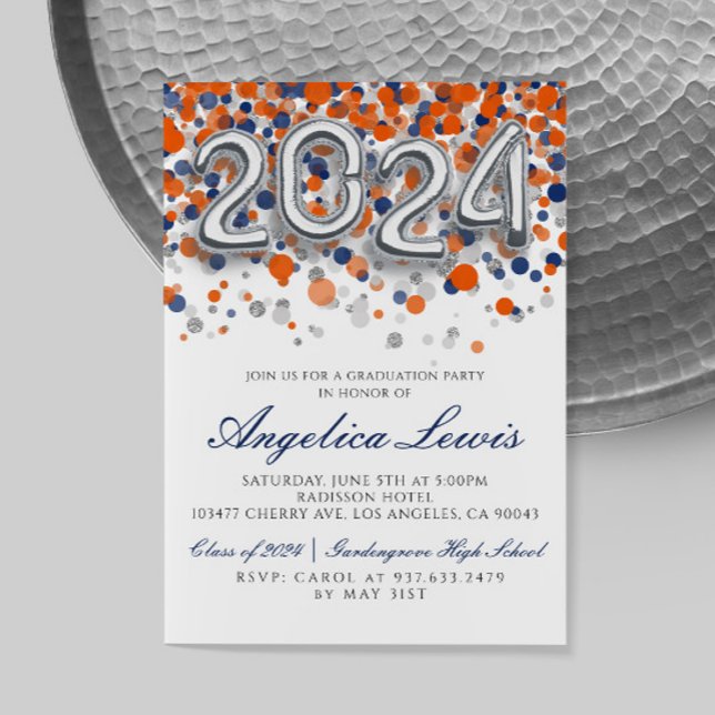 Classe de 2024 Graduation Party Invitation (Créateur téléchargé)