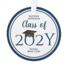 Classe de 2024 Photo de Graduation bleu marine mod